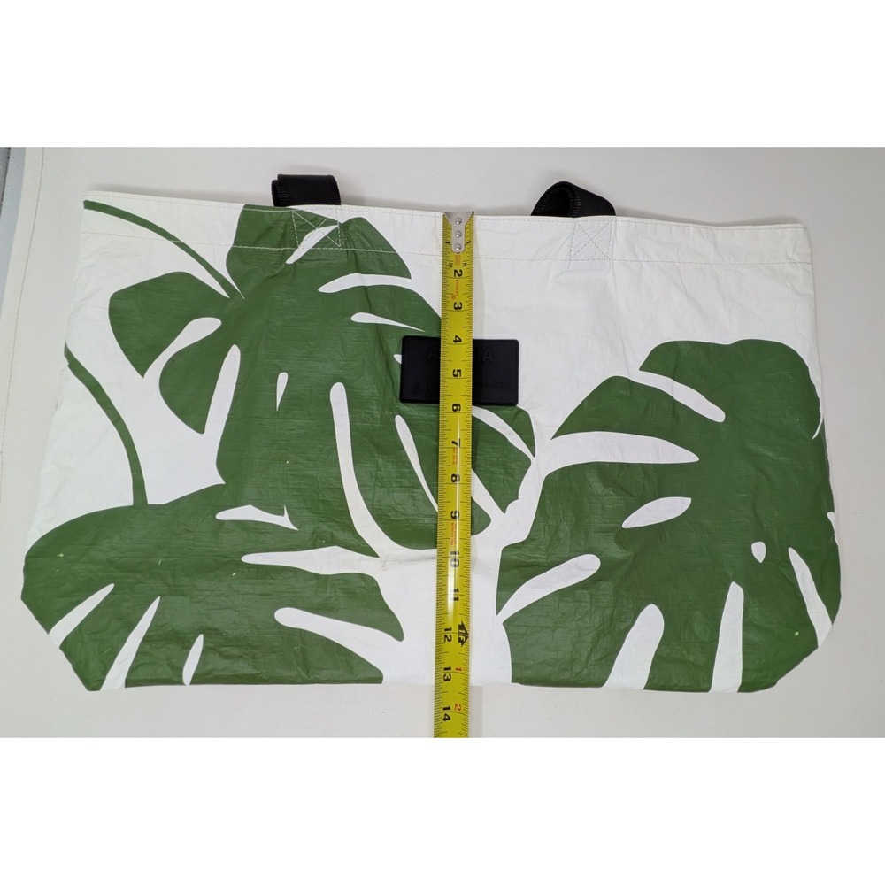 Aloha Collection Holo Holo Monstera Seaweed Rivera Sand Reversible Tote Bag READ - Picture 13 of 16